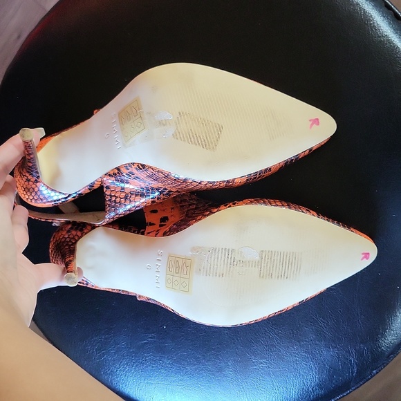 SIMMI London Snakeprint Heels - Picture 8 of 8